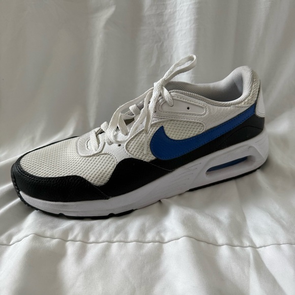 Men's White and Blue Nike Air Max SC Shoes - Picture 8 of 9